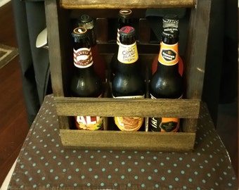 6 Pack Beverage Caddy w/ Bottle Opener