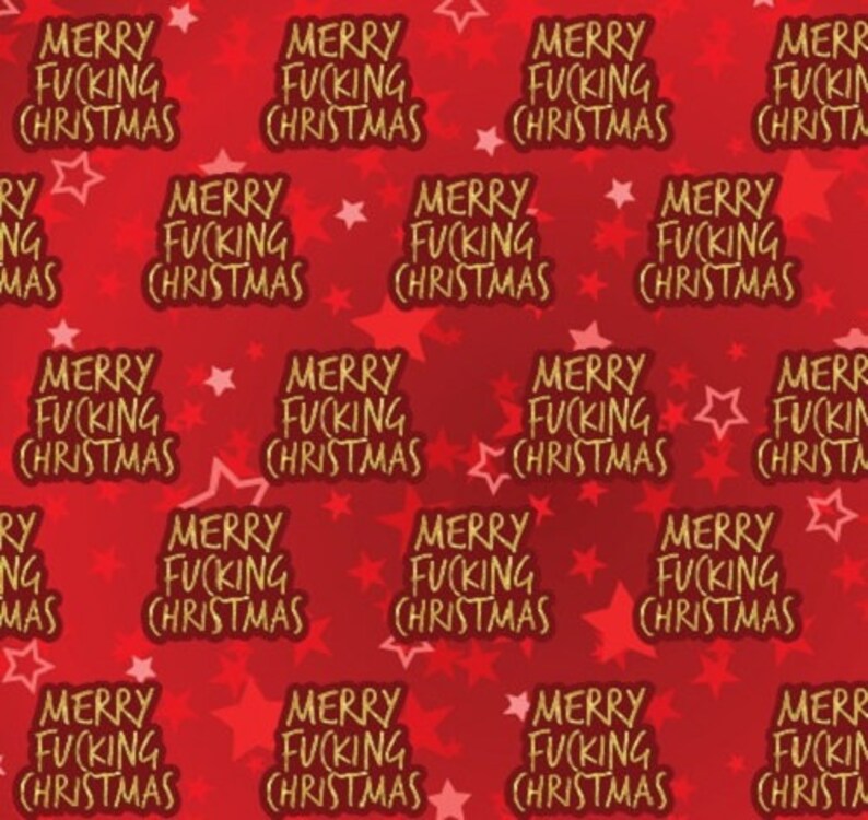 Rude Christmas Wrapping Paper 