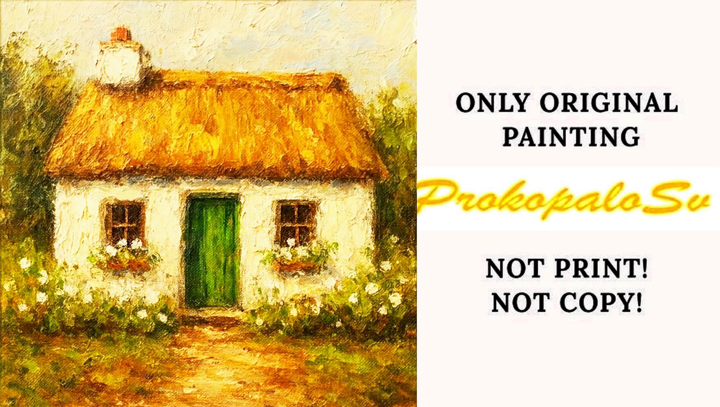 Irish Landscape Oil Painting: Kinsale Farm, Original Impasto Art - Etsy