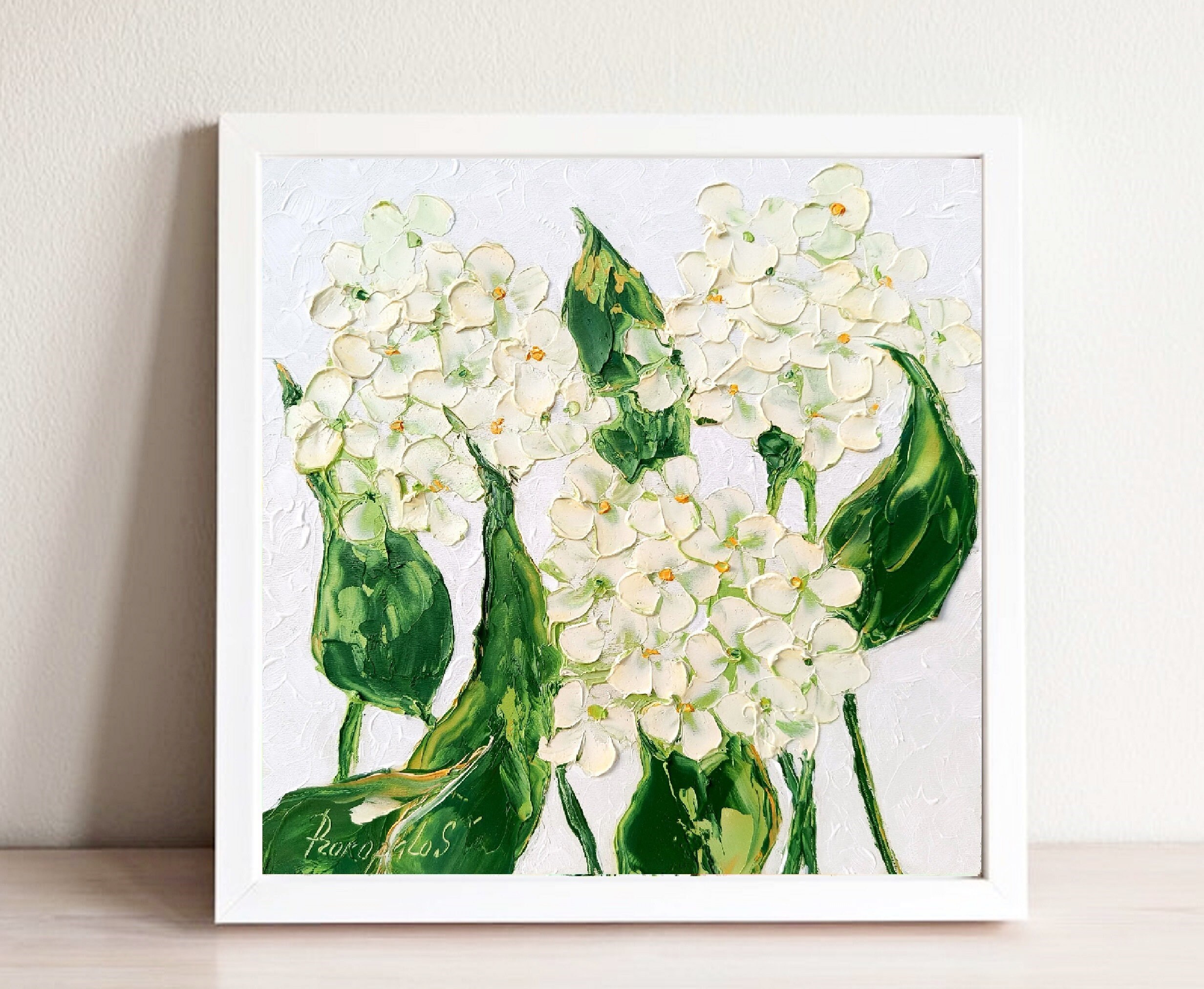 油絵 絵画 【Hydrangea】 油絵 絵画 【Hydrangea】 hydrangea【SM】 | 三嶋佳乃（Kano
