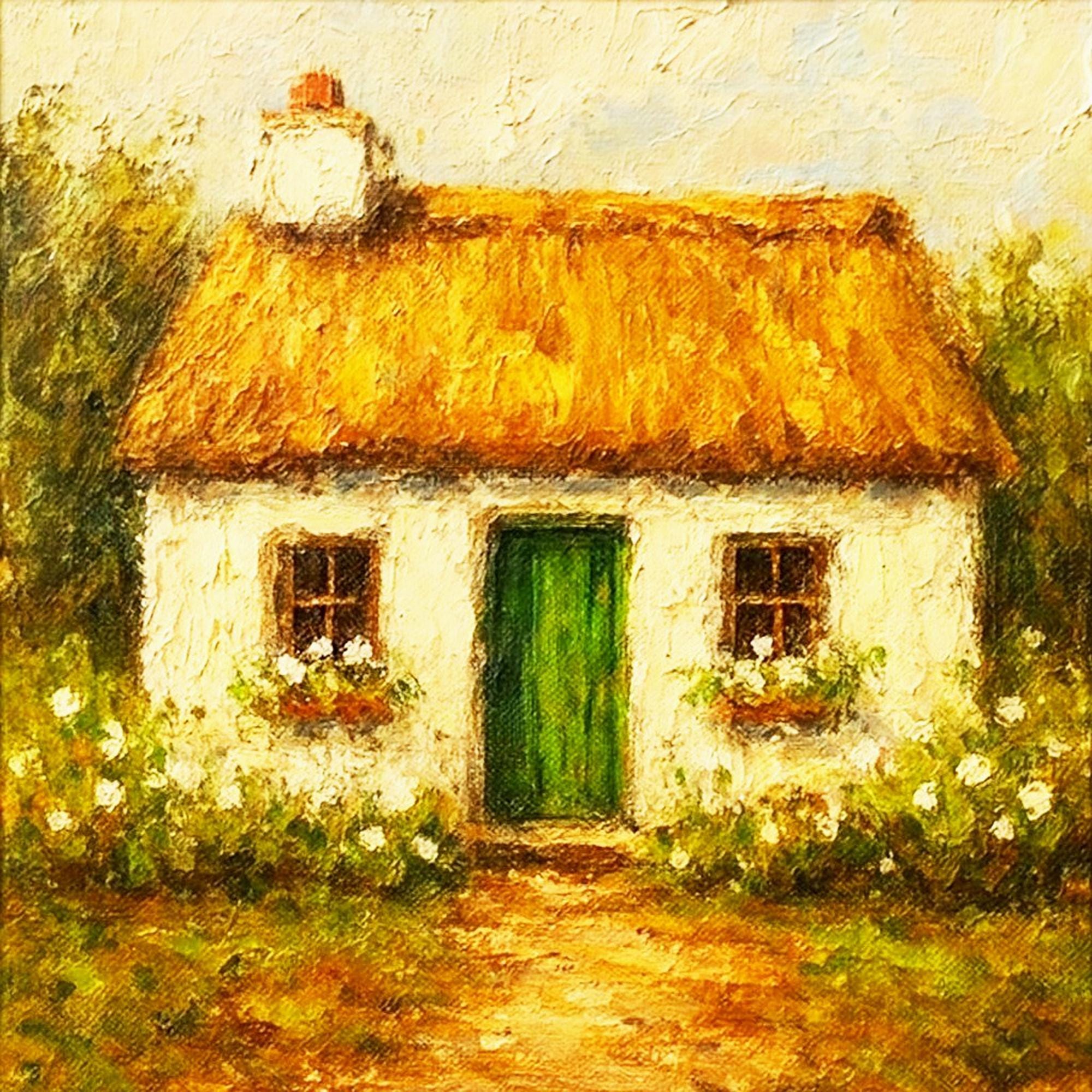 Irish Landscape Oil Painting: Kinsale Farm, Original Impasto Art - Etsy