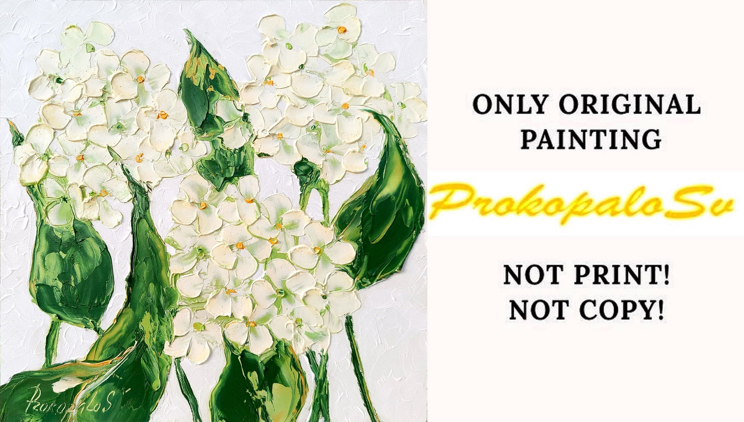 油絵 絵画 【Hydrangea】 20th-century-hydrangea-