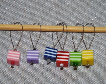 Maschenmarkierer, Stitch Marker, Knitting tool, Marker Set of 6