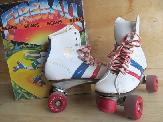 Vintage Roller Skates, 1970s Fireball Roller Derby