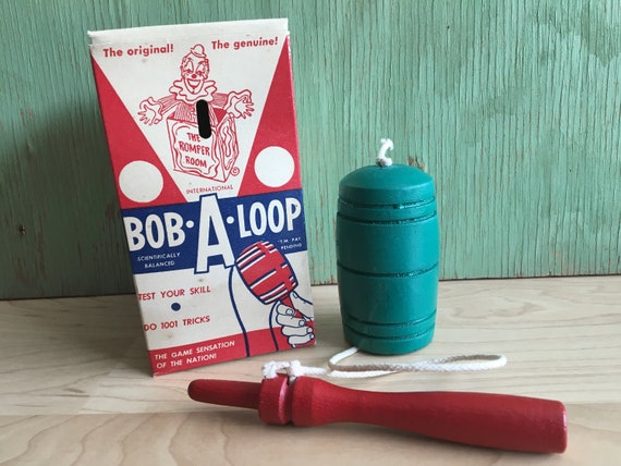Vintage Romper Room Bob A Loop Toy 1950 S Educational Skill Game