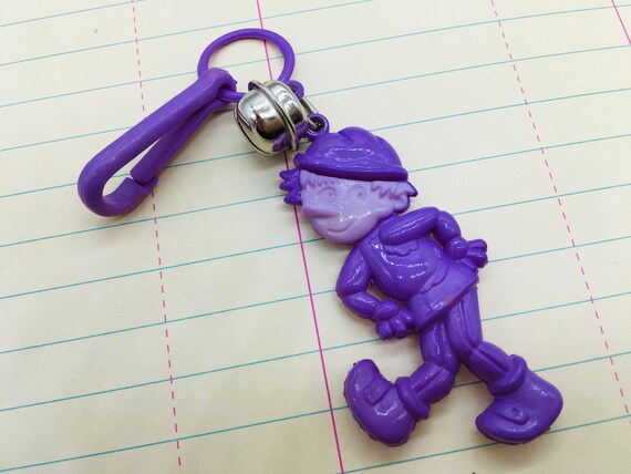 1980s Bell Charm Pinocchio, Figural Boy Clip Char… - image 1