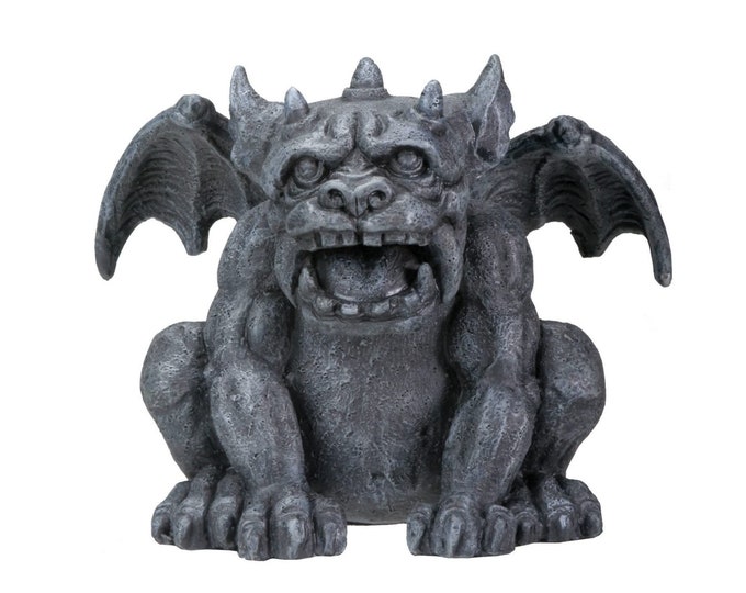Cute Gothic Gargoyles Statues Collectible Concrete Gargoyle Etsy