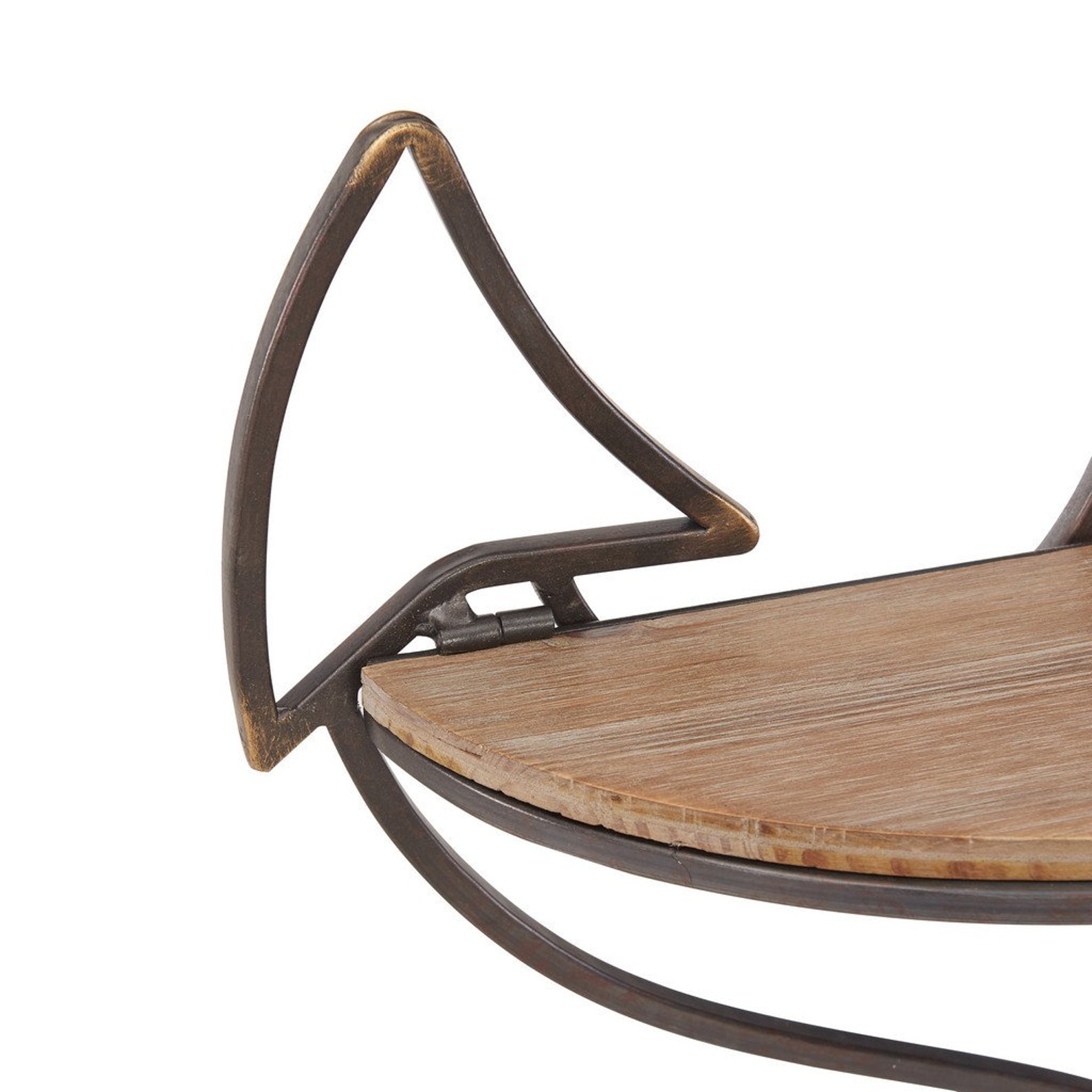 Floating Anchor Wooden Wall Shelf Nautical Rustic Storage Unit Etsy