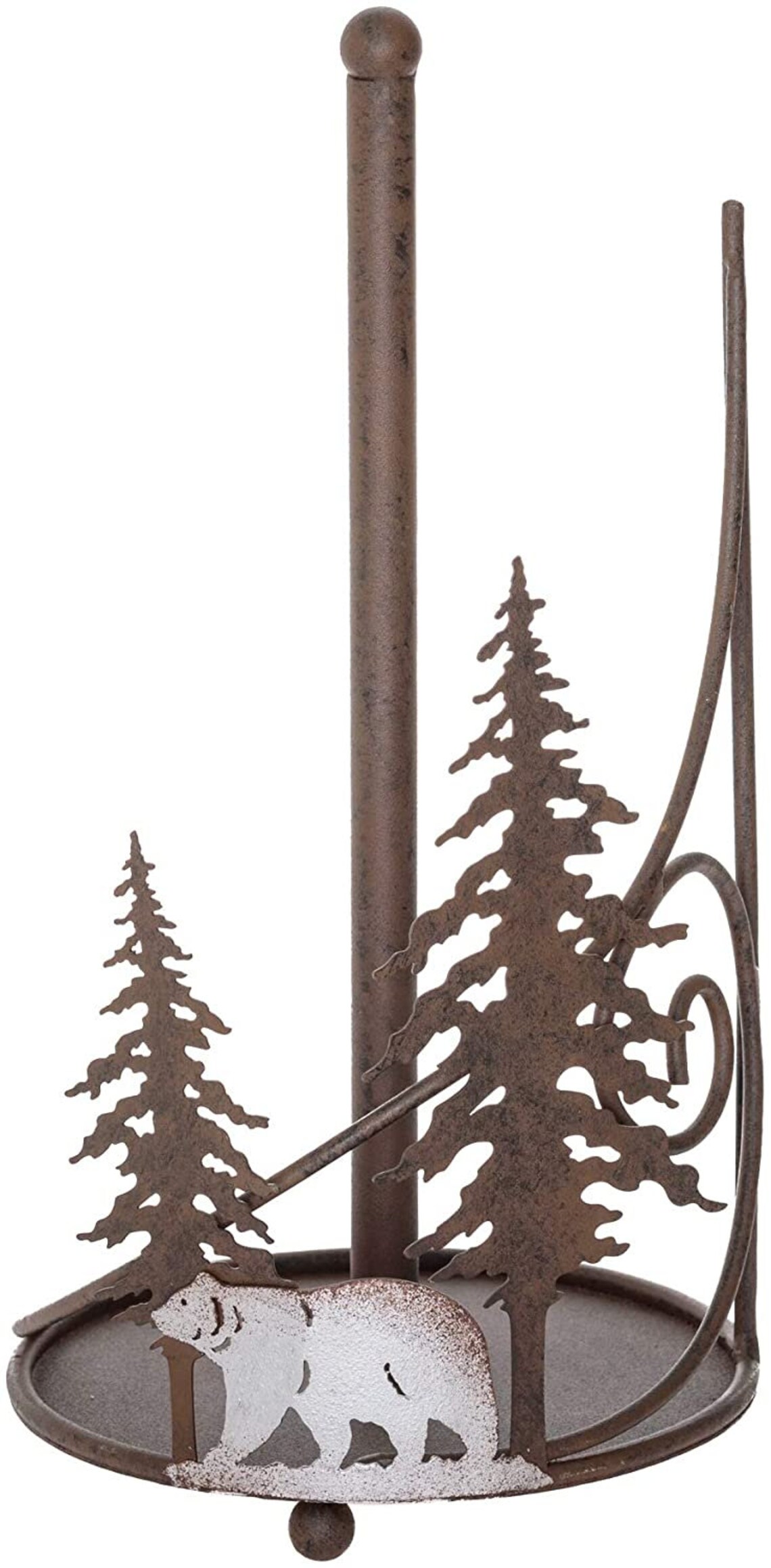 Black Bear Paper Towel Holder Cabin Kitchen Accessories Etsy