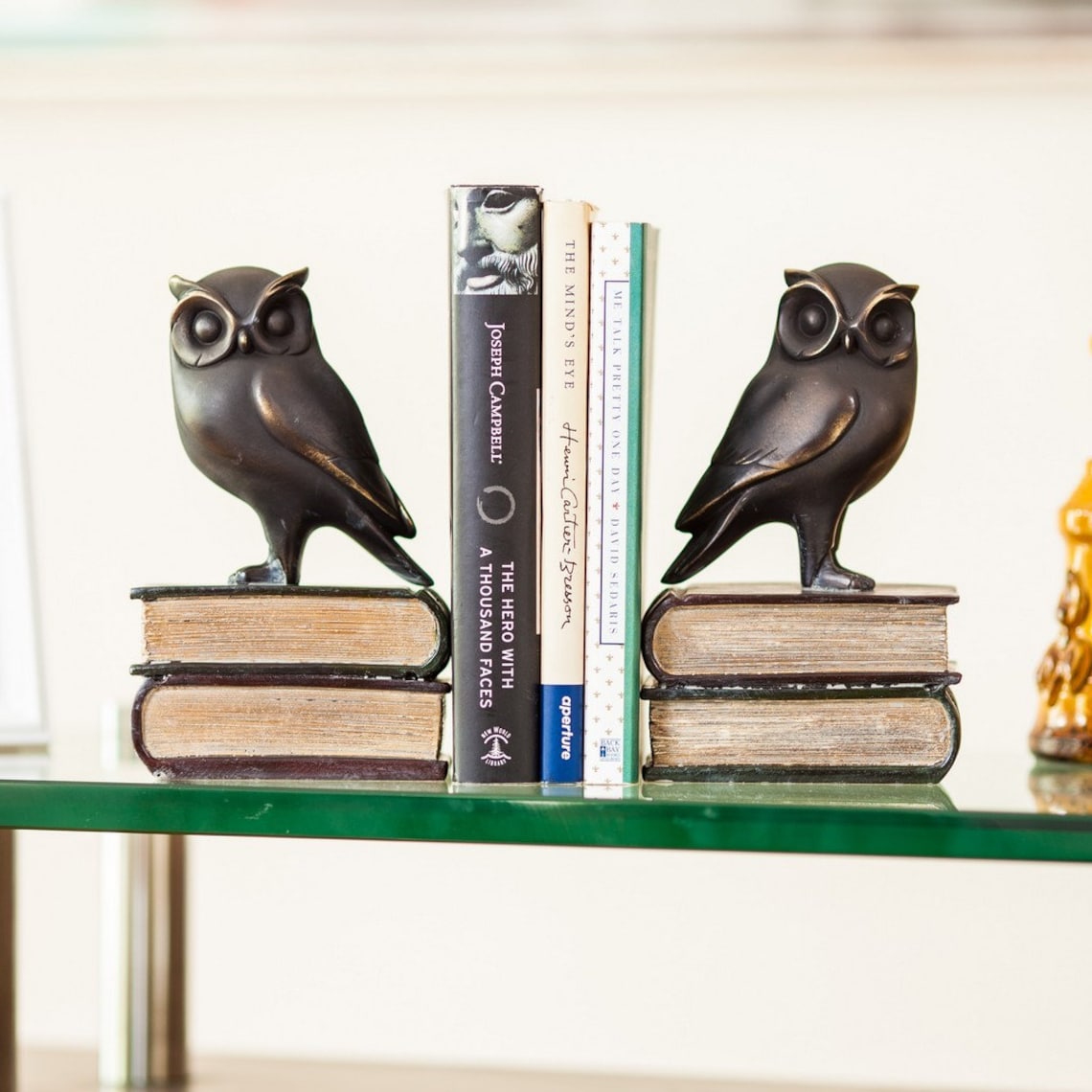 Set 2birds on Books Resin Bookends Owl Antique Bronze Etsy