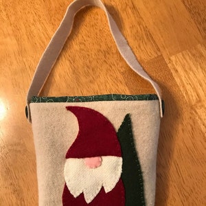Wool Applique Pocket
