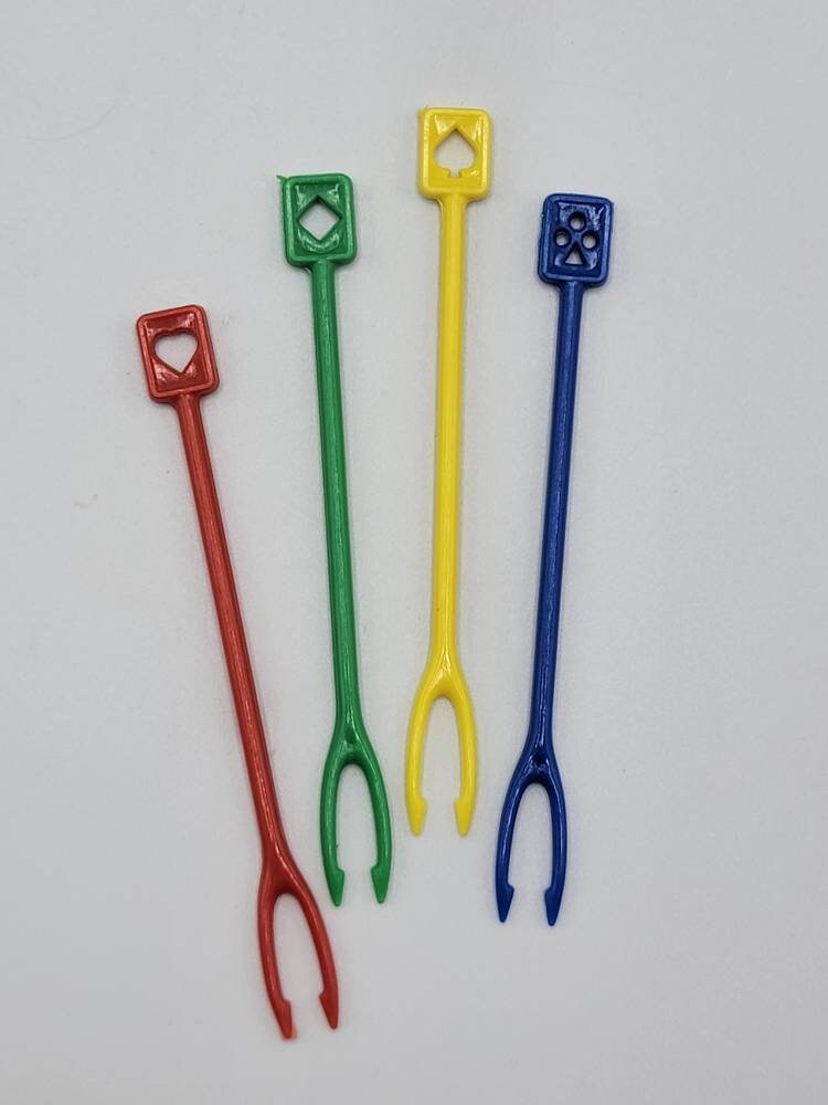 Vintage Plastic Cocktail Hor D'oeuvres Picks Card Party Etsy