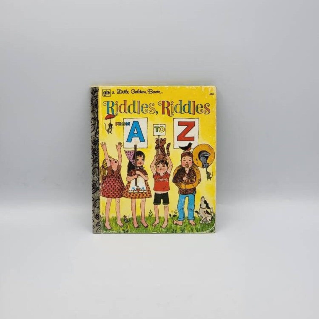 Vintage Little Golden Book, Riddles, Riddles Frome A to Z, 1977 - Etsy