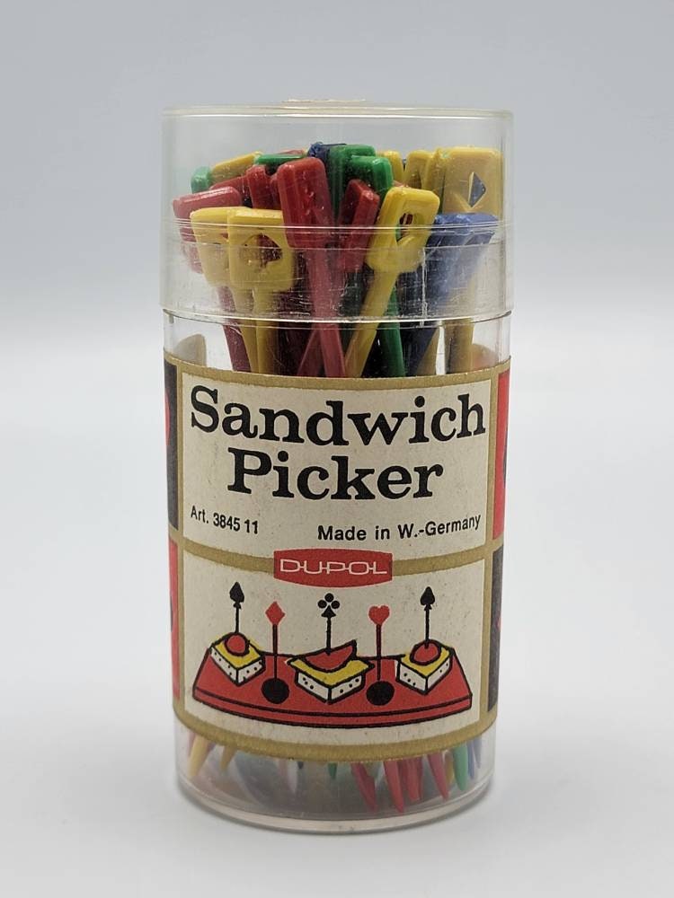 Vintage Plastic Cocktail Hor D'oeuvres Picks Card Party Etsy