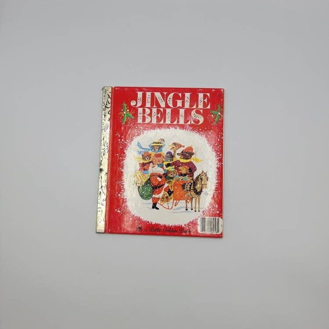 Vintage Little Golden Book Jingle Bells 1964 Etsy