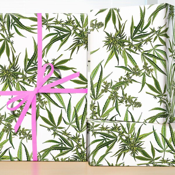 Weed Wrapping Paper Etsy