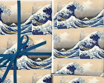 Under the Wave of Kanagawa Wrapping Paper