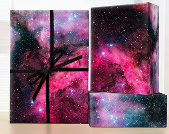 Pink Nebula Wrapping Paper; Nebula Gift Wrapping; Nebula Wrapping Paper; Gift Wrapping; Wrapping Paper; Galactic Wrapping Paper