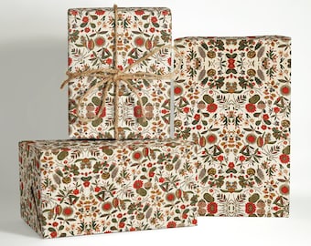 18.Jahrhundert Französisches Textilpapier; Weihnachtsgeschenkverpackung; Weihnachtsgeschenkpapier; Geschenkverpackung; Vintage Geschenkverpackung; Geschenk