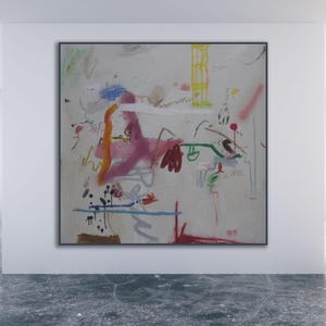 Title: "YOLO (Colorful) / Colorful Abstract Painting / Colorful Modern Art / Modern Art / Contemporary Art / Large Abstract Art /