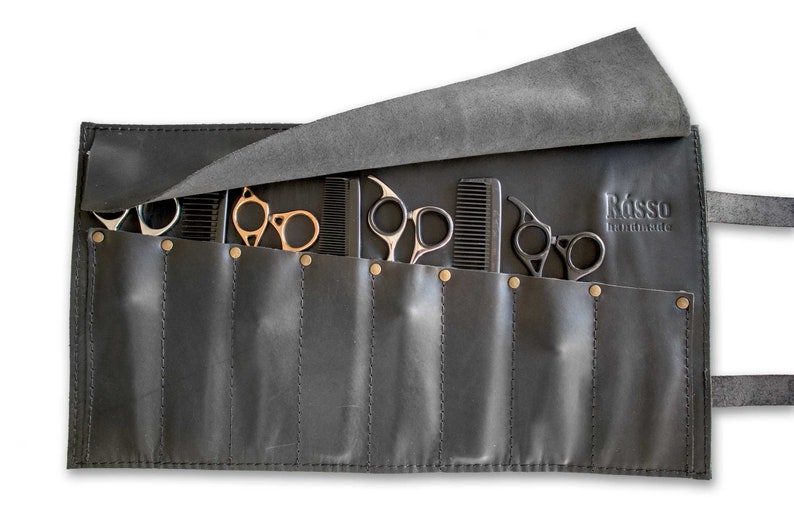 Barber Tool Roll Scissor Comb & Razor Case for Hair Salons Etsy