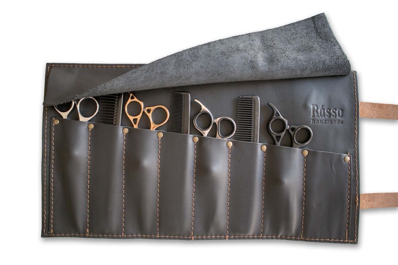 Barber Tool Roll Scissor Comb & Razor Case for Hair Salons Etsy