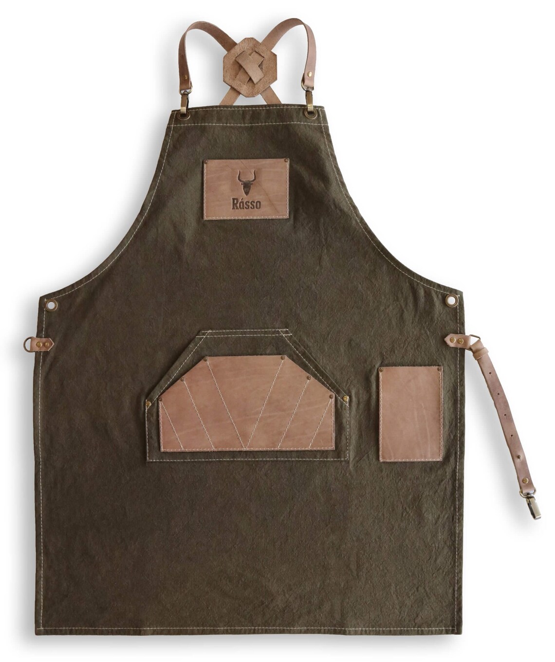 Barber apron high quality leather personalized with your Etsy