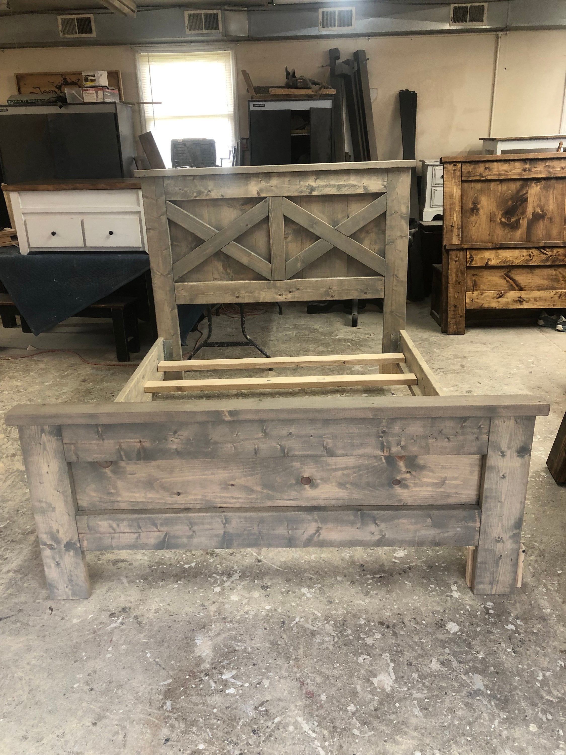 Queen Size Farmhouse Bed - Etsy