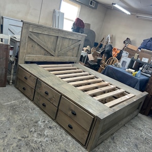 king size super storage bed