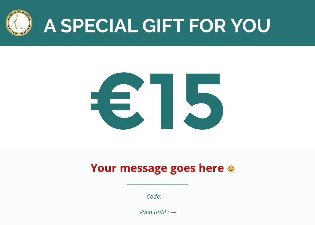 Digital Gift Certificate Printable Etsy Gift Card Jewelry Etsy