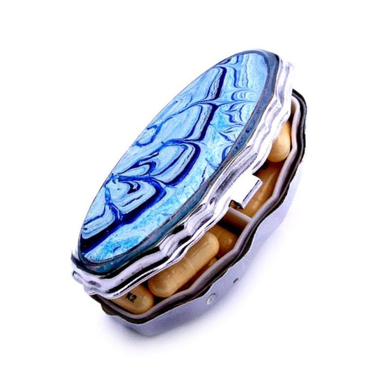 Pill box pill case pill organizer birth control case pill Etsy