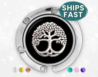 Tree Of Life Mom Gift, Personalized purse hook for table, Custom Mother's Day Gift for Mom from Children, Mom Bag Hanger Gifts from Daughter