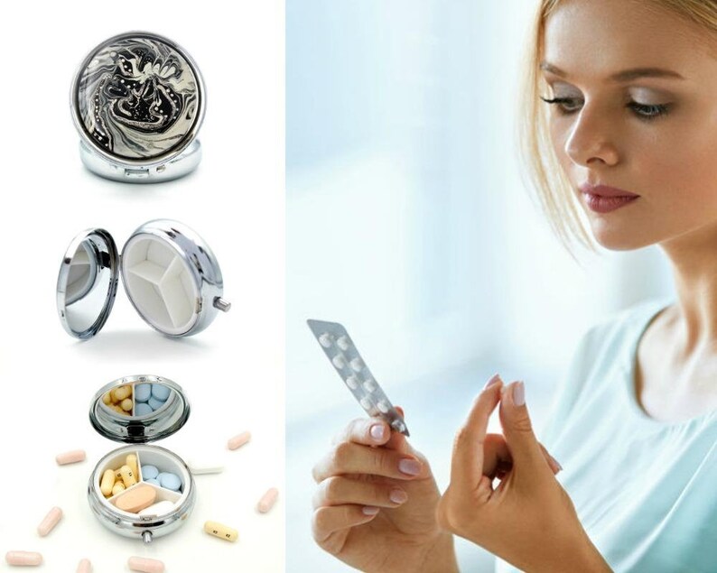 Pill Case 7 Day Pill Container Gift for Mom Cute Medicine Etsy