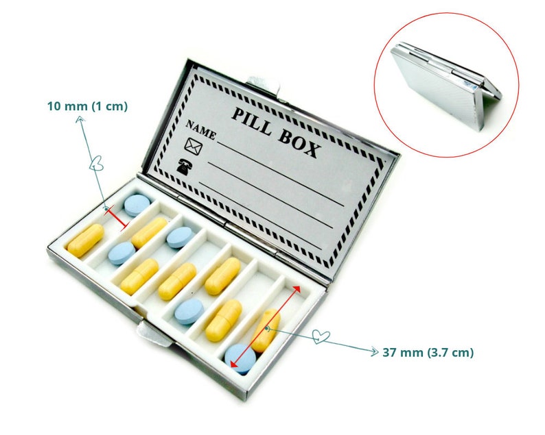 Pill Case Birth Control Pill Organizer Going Away Present Etsy