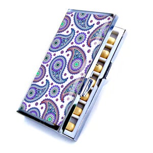 Pilulier hebdomadaire, porte-cartes de crédit personnalisé, boîte à pilules 7 jours pour demoiselle d'honneur, étui pour cartes de visite personnalisé mère de la mariée