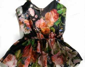 Lingerie,  black romper, silk lingerie, romper, lingerie teddy, lingerie romper, boudoir lingerie