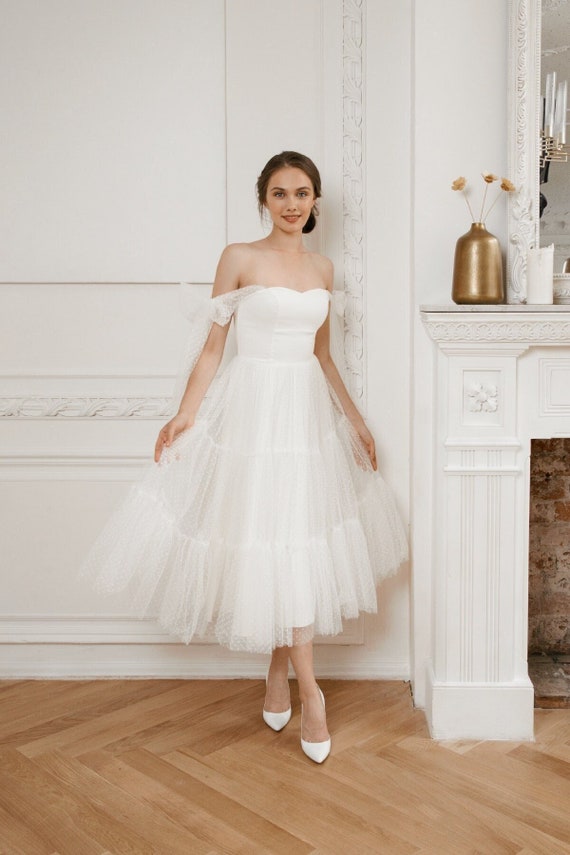 Short White Dress, Short Wedding Dress, White Cocktail Dress, Simple  Neoprene Wedding Dress, A-line Wedding Dress, Elegant Dress, XS L - Etsy
