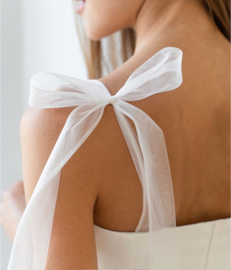 midi tulle wedding dress