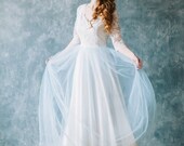 Vintage wedding dress "Spring sky"