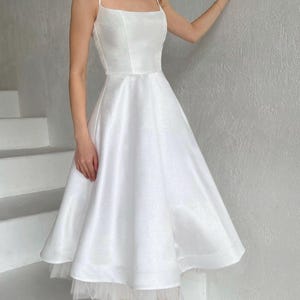Modest wedding dress • winter wedding dress • long sleeve wedding dress • simple wedding dress • lace wedding dress • with collar