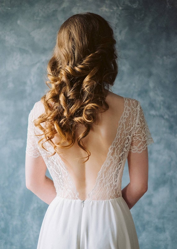 casual backless wedding dresses Tia main image 1