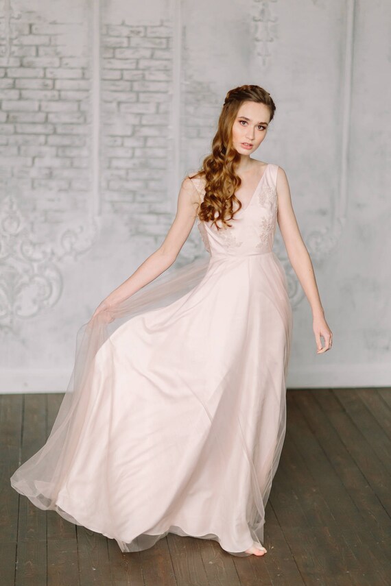 Boho Wedding Dress Wedding Dress Romantic Wedding Dress Short Etsy
