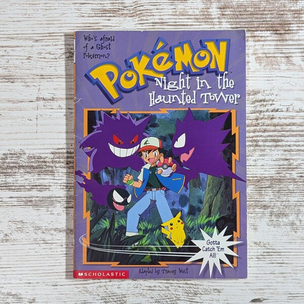 Pokemon Night in the Haunted Tower Paperback Book (1999)