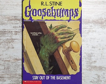 Goosebumps #2 Stay Out of the Basement by R.L. Stine Paperback Book (First Scholastic Printing, 1992)