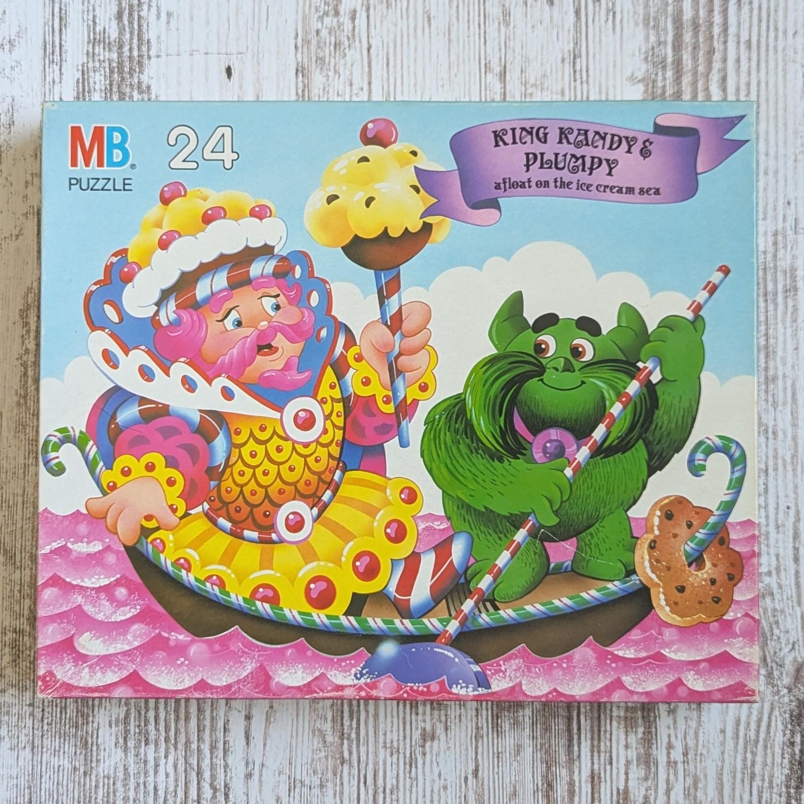 ジグソーパズル CANDY LAND Vintage Candyland 24 Piece Puzzle, Milton Bradley Candyland