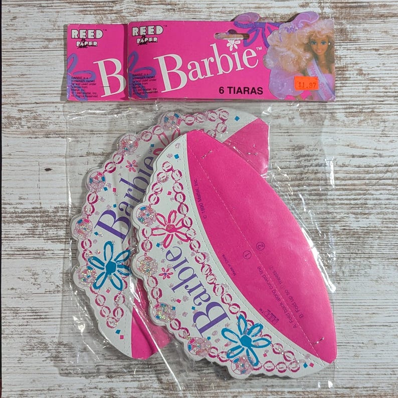 1990 Mattel Barbie Party Tiaras (lot of 2, Sealed) - Etsy