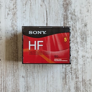 Sony HF 90 Minute High Fidelity Audio Cassette (5 Pack)