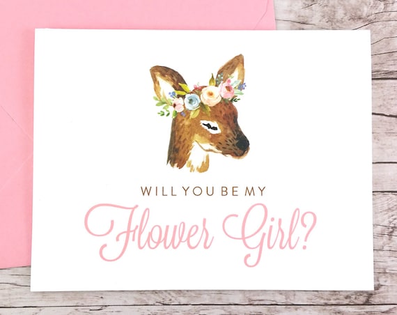 Will You Be My Flower Girl Card (FPS0009)