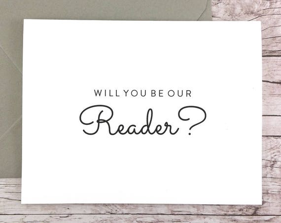 Will You Be Our Reader Card (FPS0016)