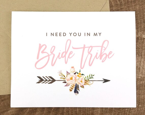 I Need You In My Bride Tribe Card (FPS0040)